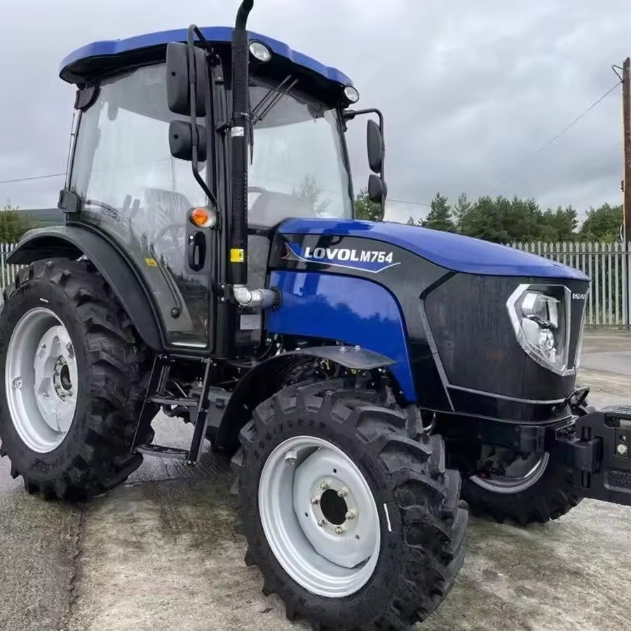 Wheel Tractors Lovol M504 50hp 4x4wd Small Mini Compact Agricultural Farm Machinery Equipment