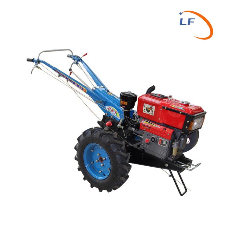 China 10HP 12HP 15HP 20HP Hand Push Diesel Powered Power Tiller Two Wheels Walking Tractor Price
