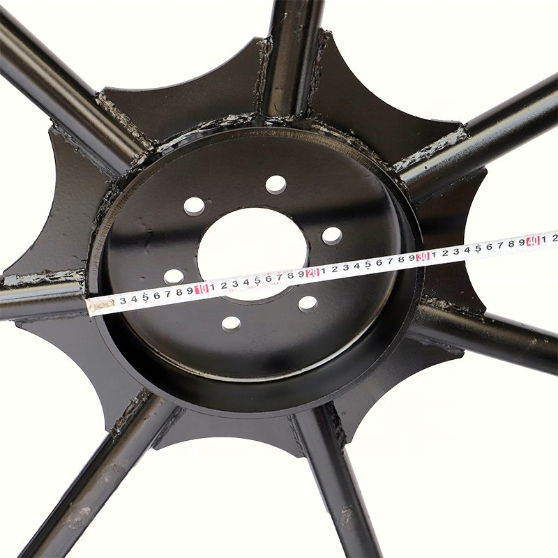 YT Factory Supply Airless Tractor Iron Wheels Slim Tyres Boom Sprayer Solid Tyres 1300*100mm 1800*100mm