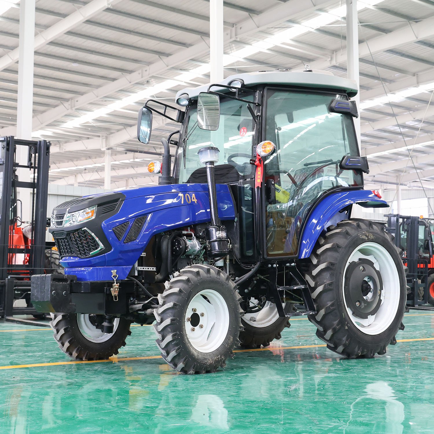 Factory 4X4 Wheel 40HP 50HP 60HP 70HP Farm Tractor with Cabin