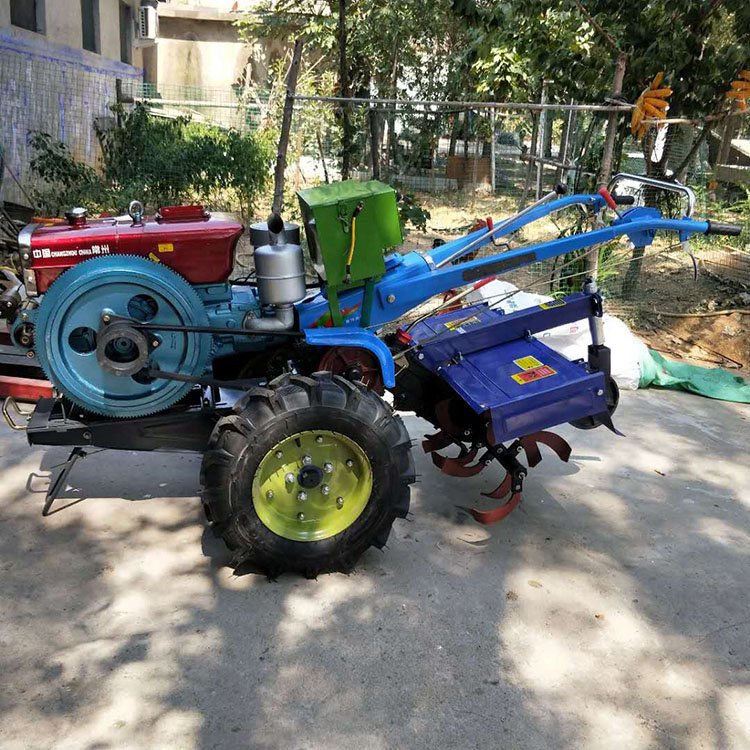 151 Gearbox Hand-held Tillage Machine Two-wheel diesel Condensate Electric Start With Seat 15HP18HP Hand-held Tractor