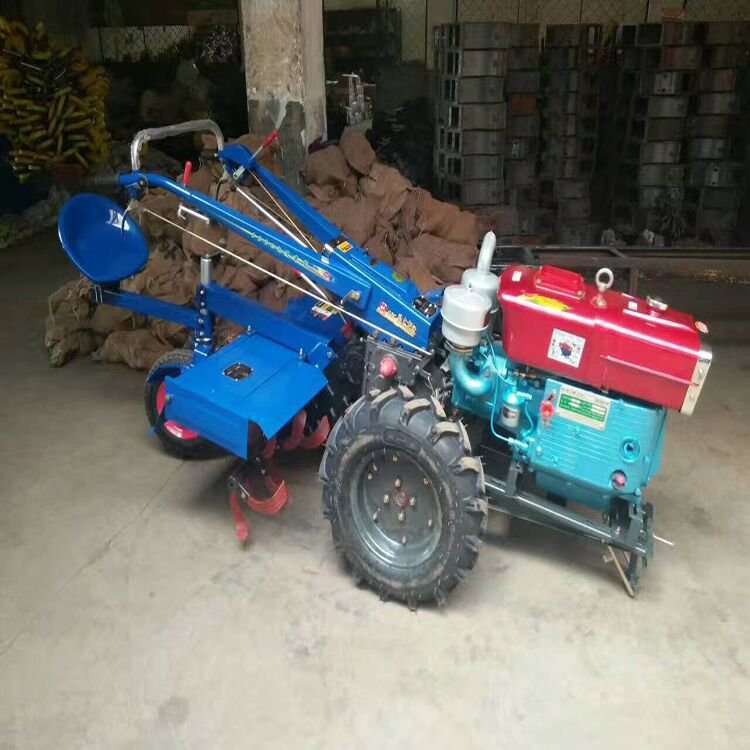 151 Gearbox Hand-held Tillage Machine Two-wheel diesel Condensate Electric Start With Seat 15HP18HP Hand-held Tractor