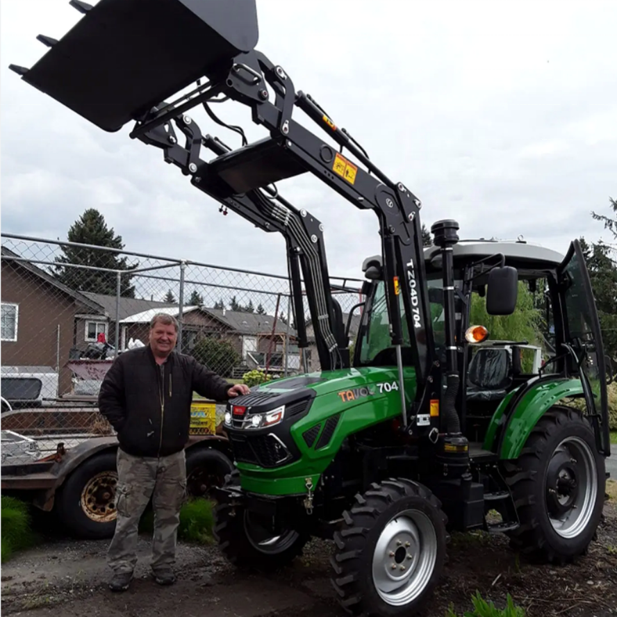2024 New 4wd 25HP 30HP 40HP 45HP 50HP 60HP 70HP 4WD Tractors for Agriculture Used