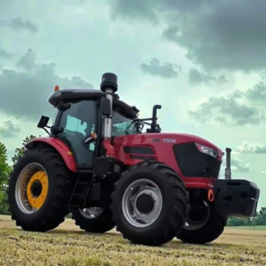 1504 150hp Diesel Fuel Wheel Tractor with 100hp Rated Power Core Components Engine Pump Gearbox Gear 4WD Motor