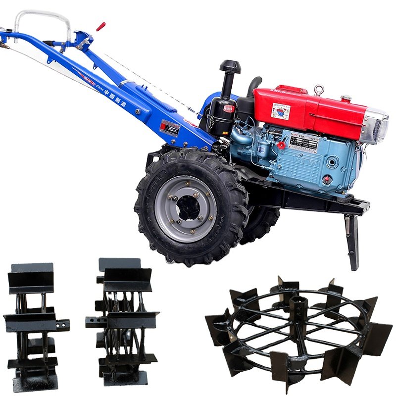 Walking Tractor with Plough 2 Wheel Walking Tractor 20hp Walking Tractor