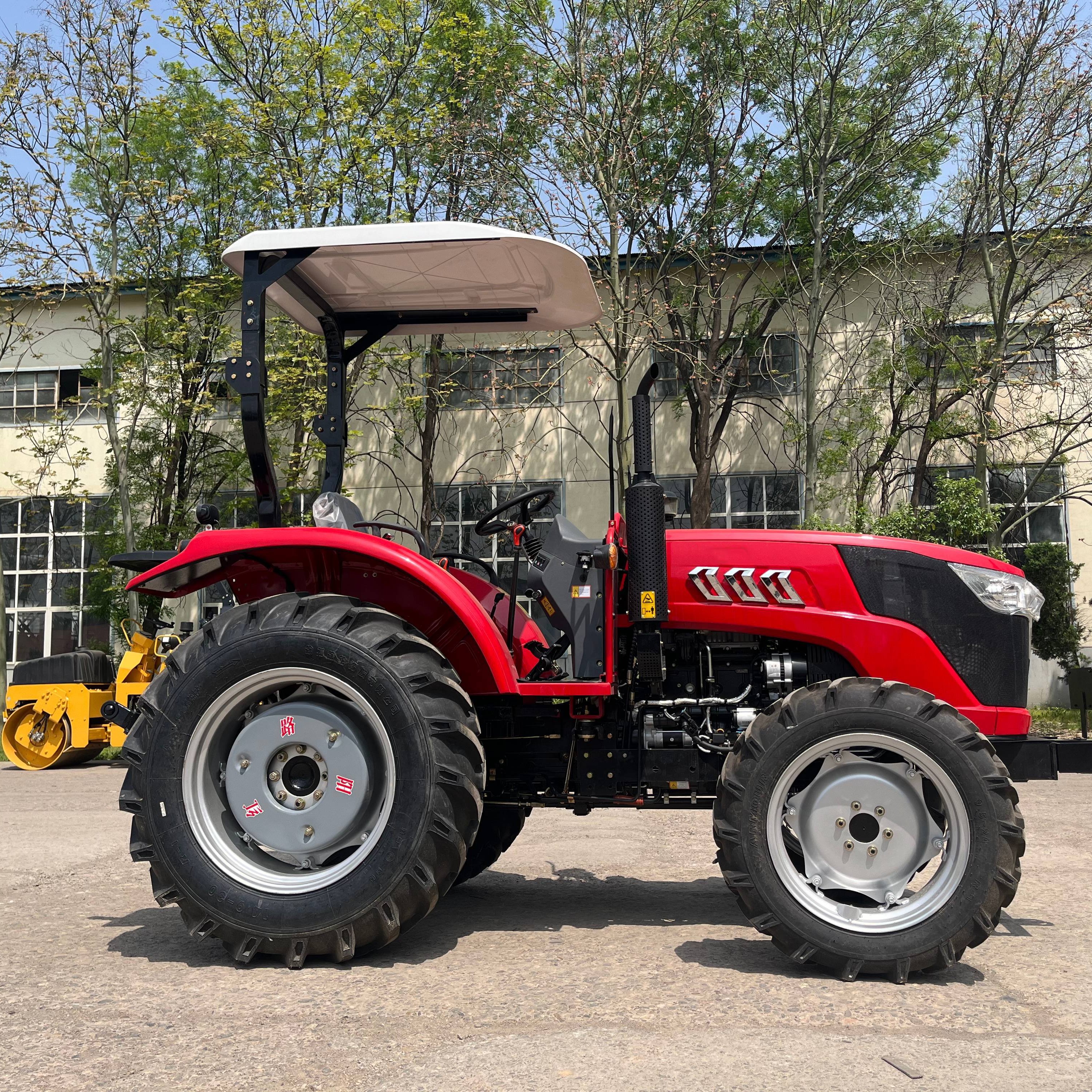 High Quality Agricultural Four-Wheel Compact Tractor Farm 4WD Tractor Attachments CE EPA EURO 5 2WD Motor Engine Used Condition