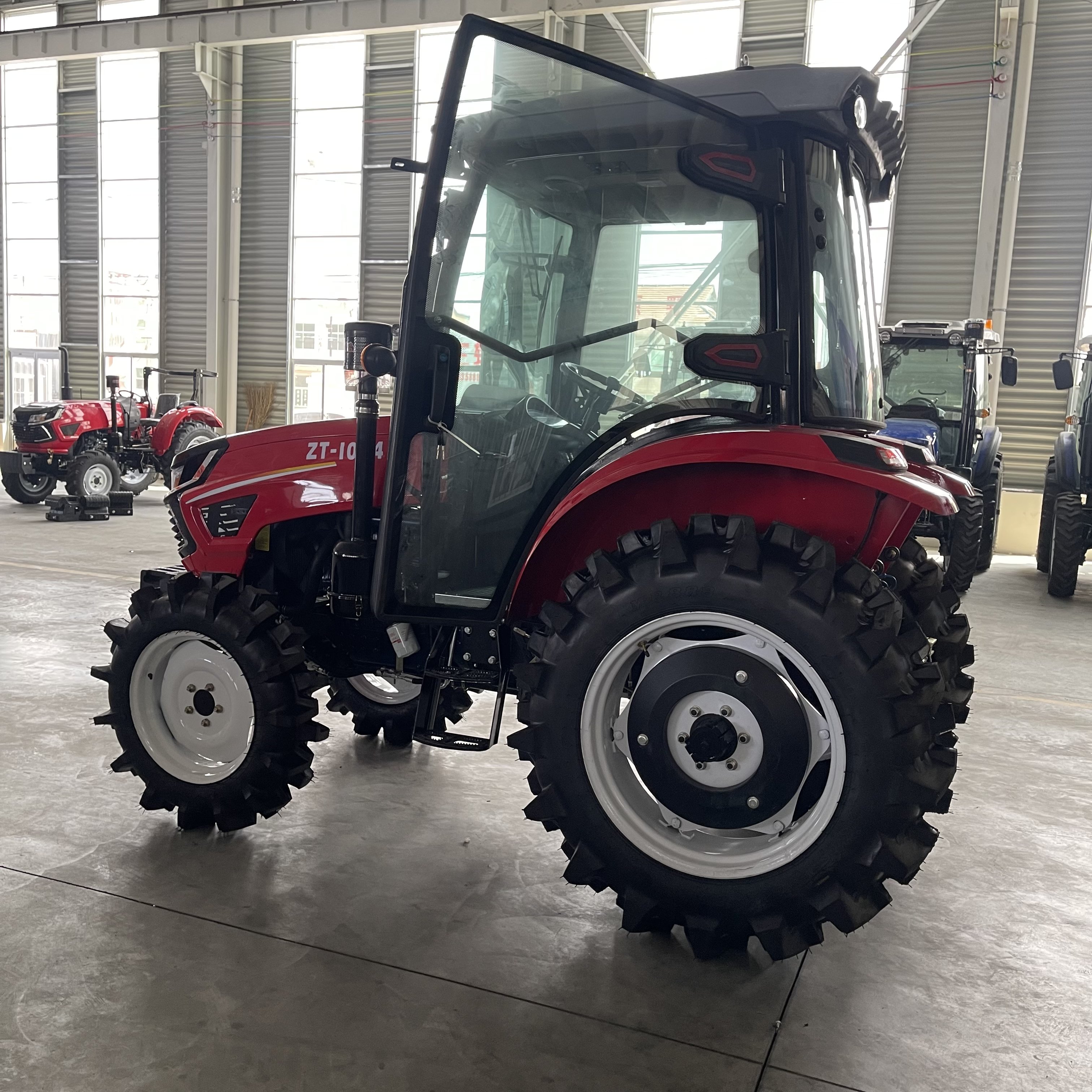 70HP 80HP 100HP Wheeled Tractor Small Mini Tractor 4WD Agricultural Four Wheel Tractor Wholesale for Sale