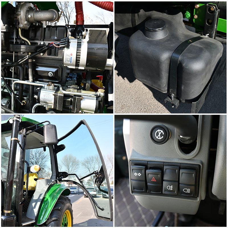 Multifunctional 120HP Core Engine Motor Used 4WD Garden Tractor Farming with Long Service Life Wheel Tractor Gearbox Component