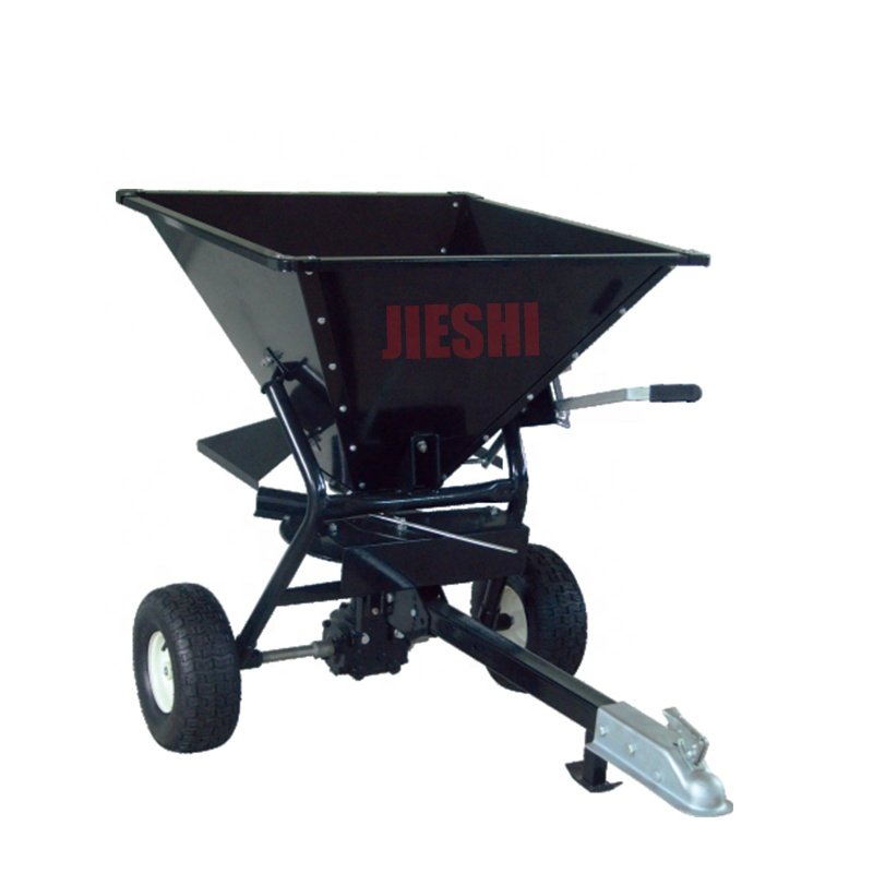 Large Capacity 160L ATV Riding Lawn Mower Tractor Farm Tow-behind Fertilizer Seed Sand Spreader