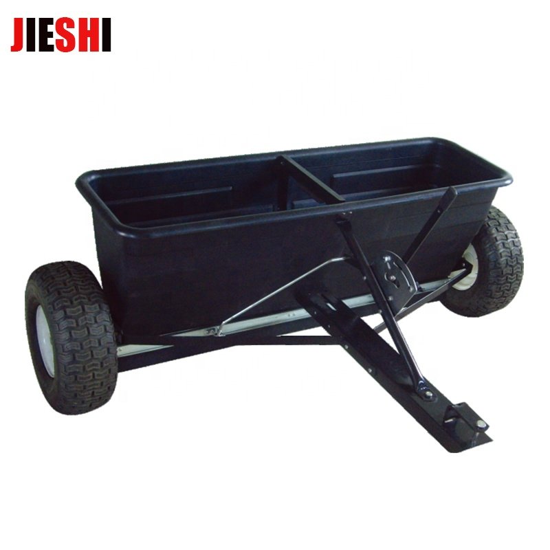 Large Capacity 160L ATV Riding Lawn Mower Tractor Farm Tow-behind Fertilizer Seed Sand Spreader