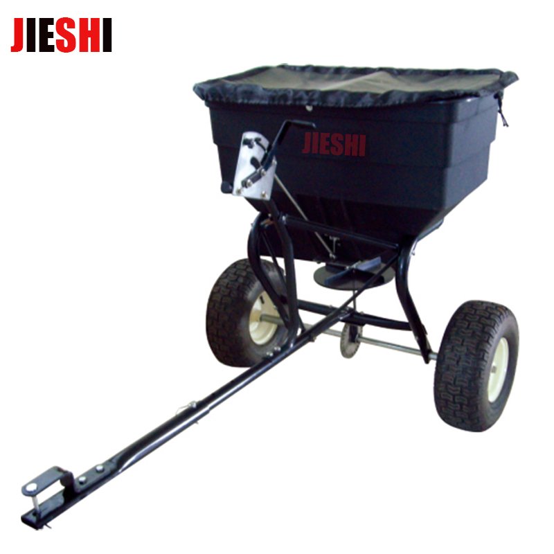 Large Capacity 160L ATV Riding Lawn Mower Tractor Farm Tow-behind Fertilizer Seed Sand Spreader