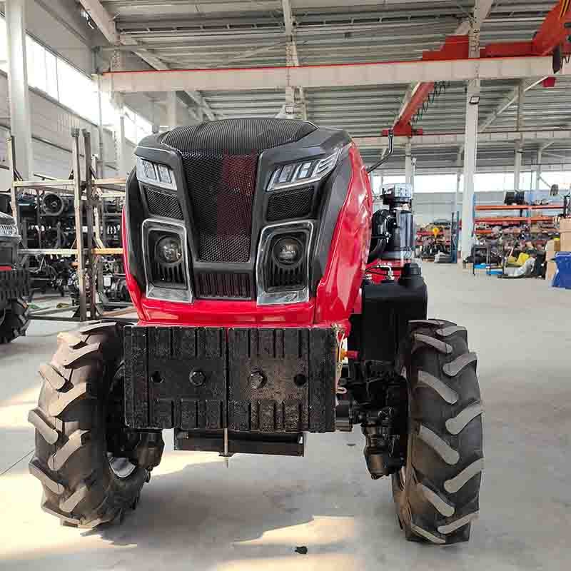 50 Horsepower Tractor for Greenhouse and Vineyard Use 4WD Mini Agricultural Tractor with 50HP Engine for Farming