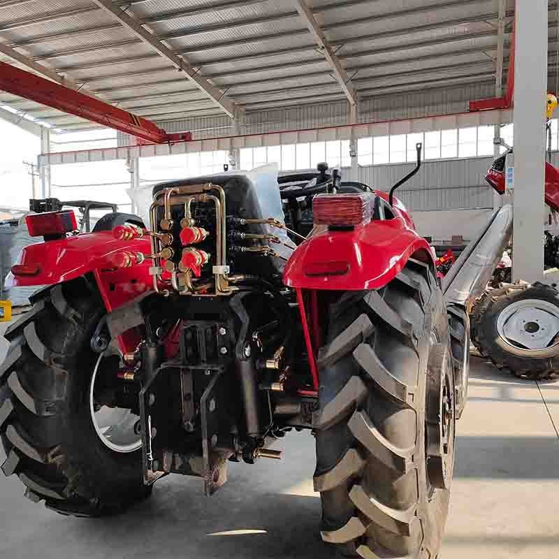 50 Horsepower Tractor for Greenhouse and Vineyard Use 4WD Mini Agricultural Tractor with 50HP Engine for Farming