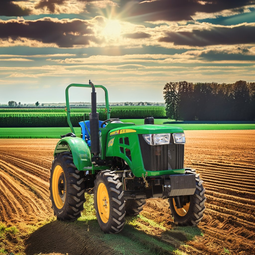 Powerful 50HP Wheel Tractor Compact Model With Pto Speed 540r/720min High Performance Pto Tractor for Farm Operations
