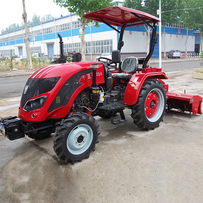 Farm Machinery Equipment Agricultural Traktor 4X4 Mini Farm 4WD Compact Tractor 25 HP Small Tractor for Garden and Farming Land