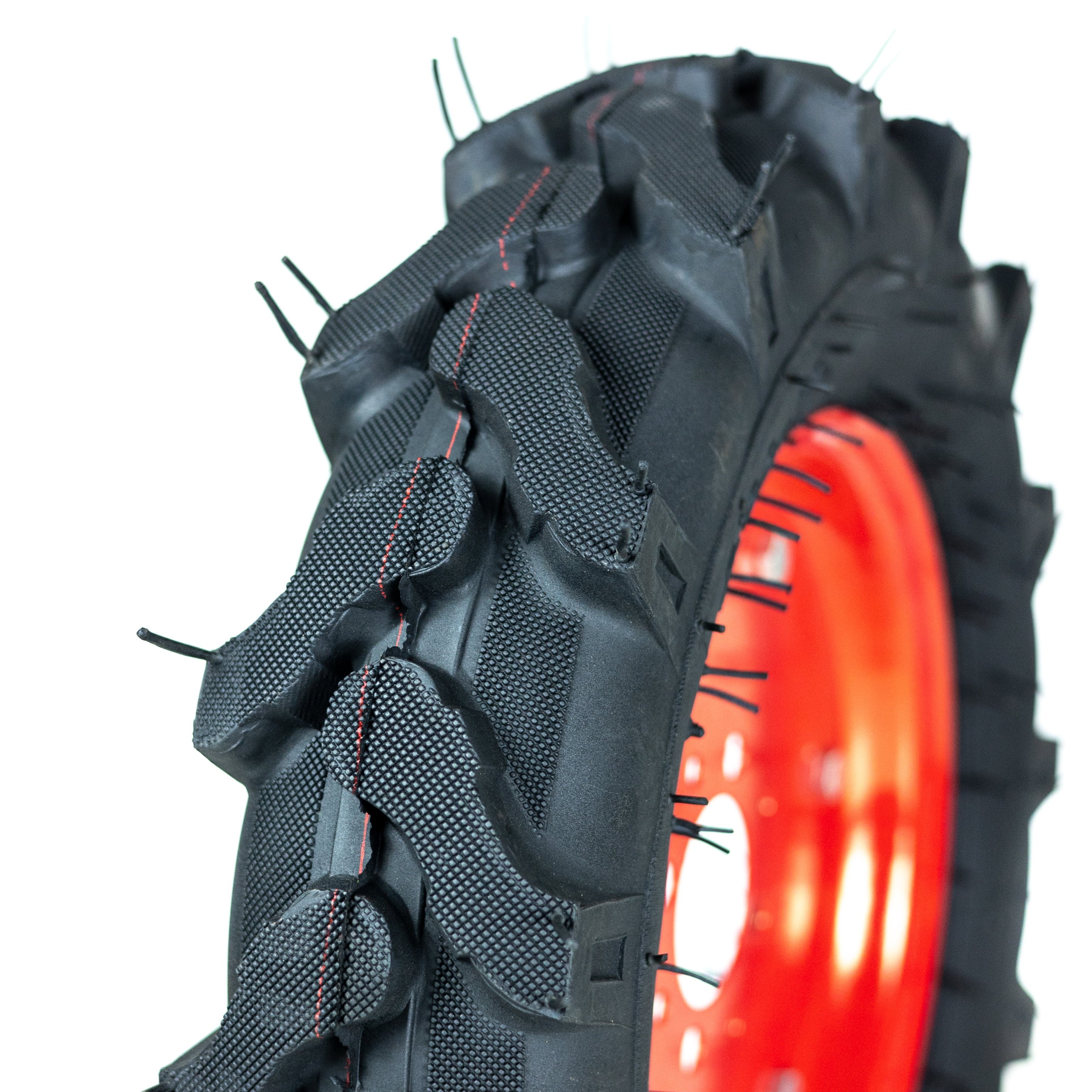 Rotary Cultivator Mini Power Tiller Rubber Wheel 500-12