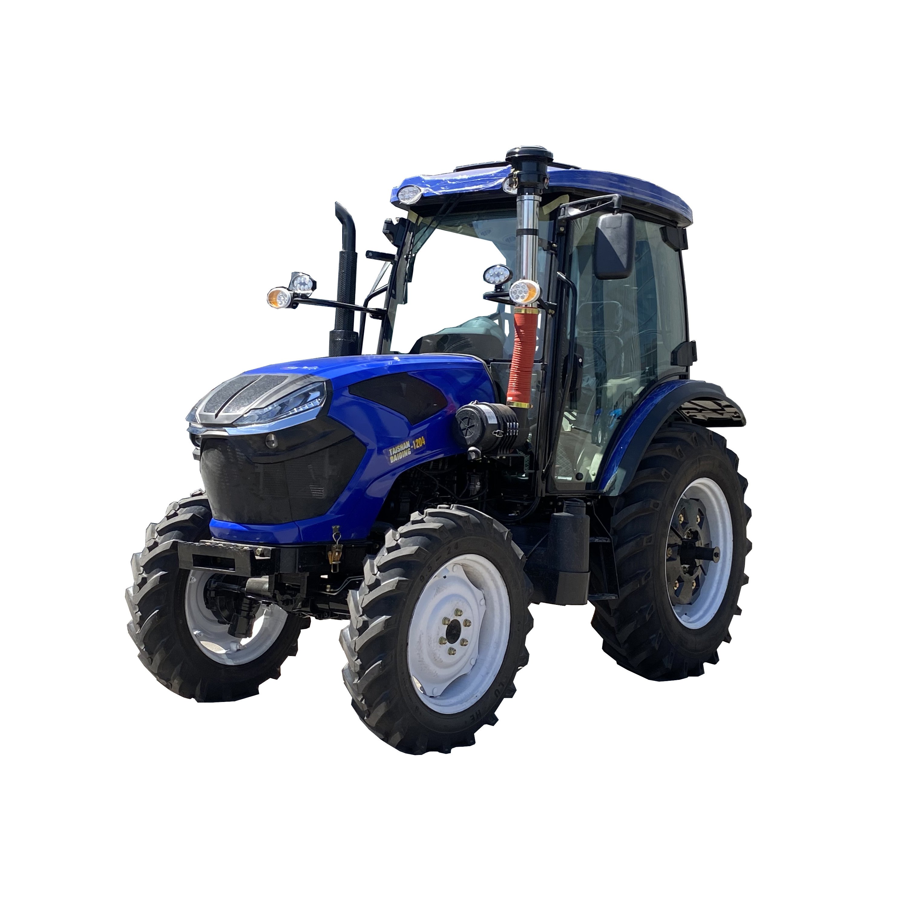 4WD Equip Tractor 110Hp 4x4 Tractor Wheel Tractor With YTO Four-cylinder Turbocharged Engine