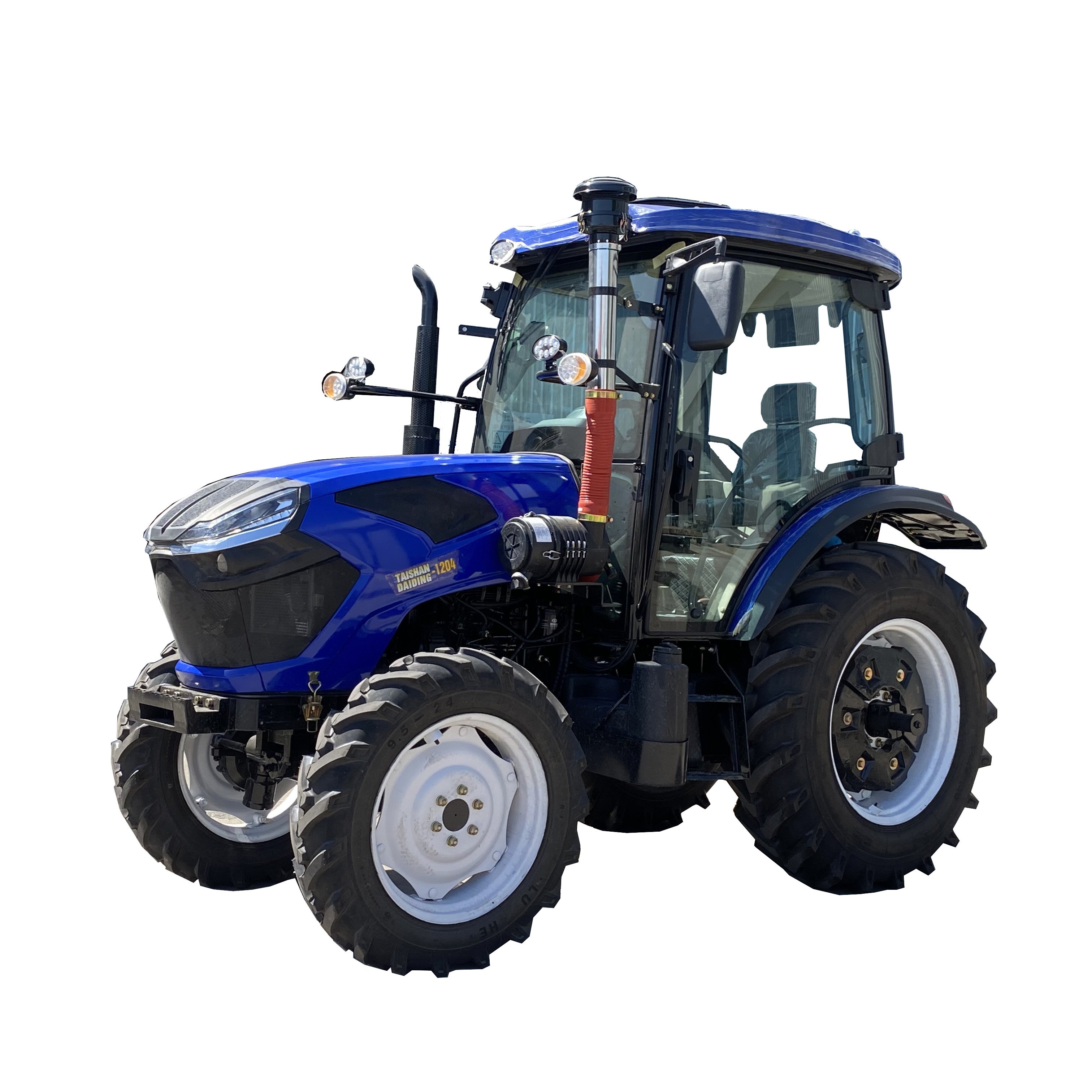 4WD Equip Tractor 110Hp 4x4 Tractor Wheel Tractor With YTO Four-cylinder Turbocharged Engine