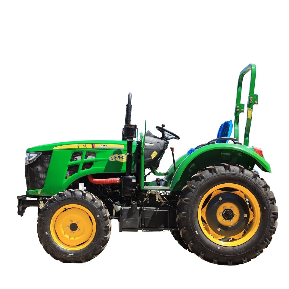 Compact Mini Engine Powerful 45HP 50hp 4WD 4x4 Wheel Agricultural/Farm Tractor With Auxiliary Equipment for Plowing