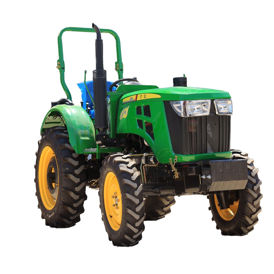 Compact Mini Engine Powerful 45HP 50hp 4WD 4x4 Wheel Agricultural/Farm Tractor With Auxiliary Equipment for Plowing