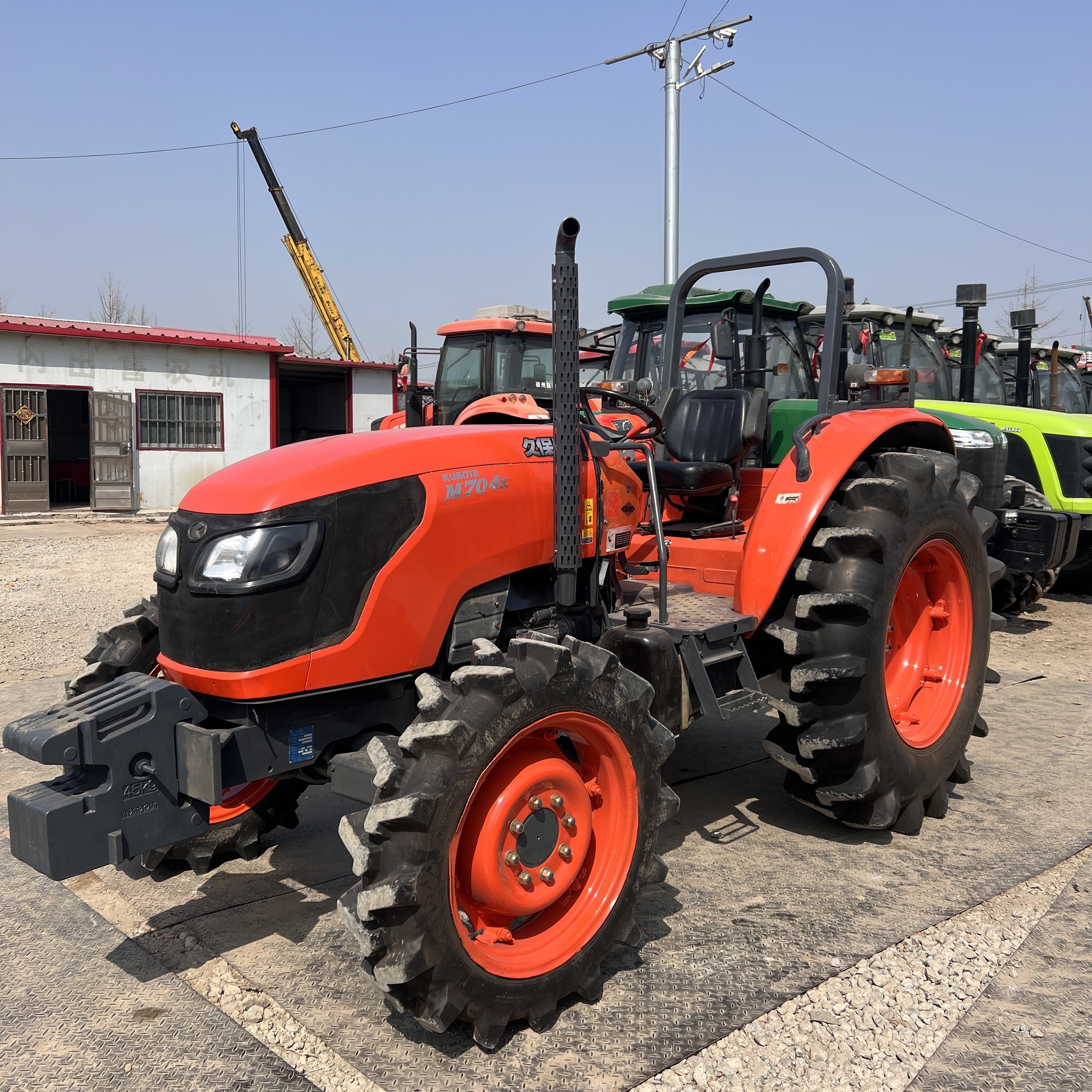 Tracteur Agricole 4x4 diesel Engine Mini Tractor with Other Farm Machines for Farming Backhoe