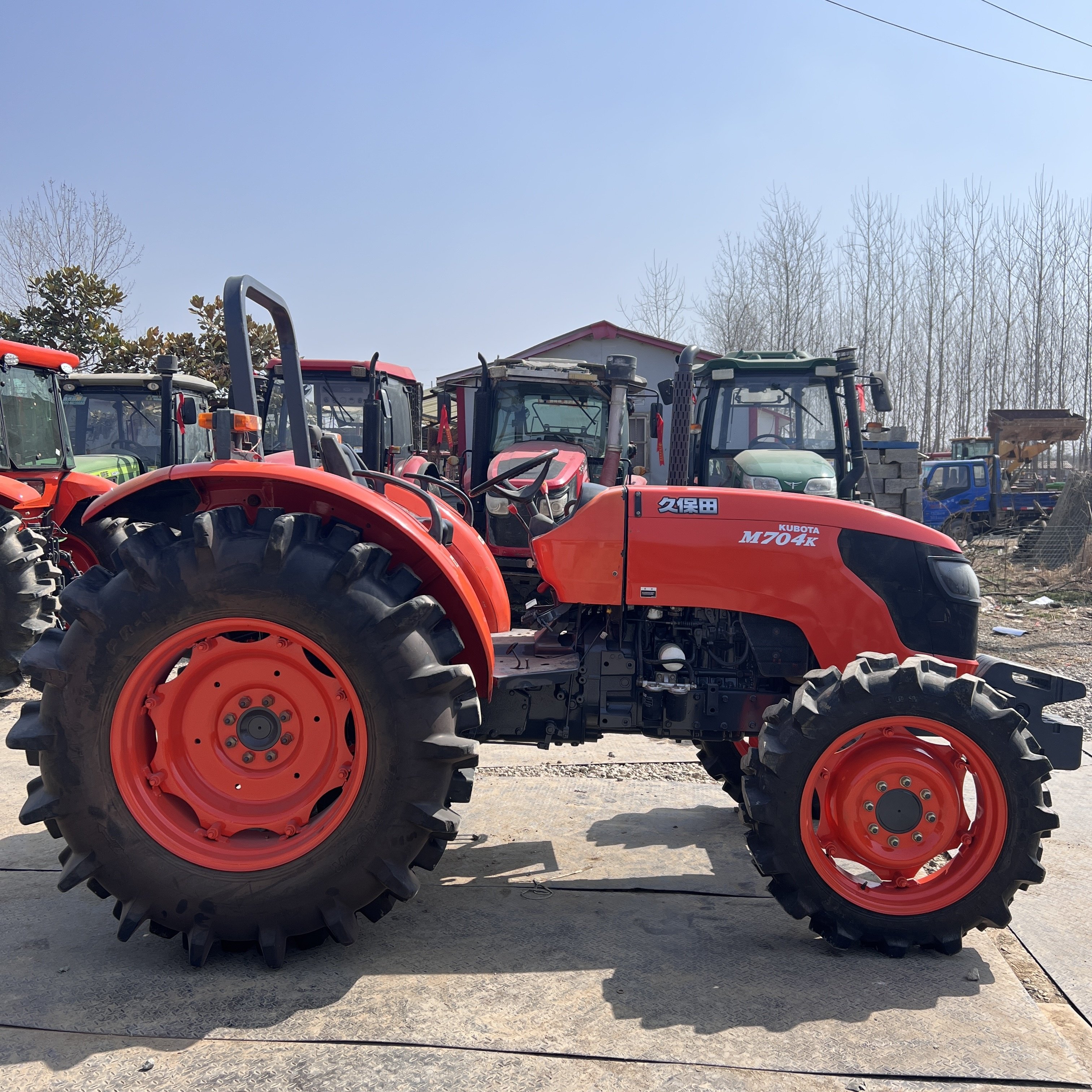 Tracteur Agricole 4x4 diesel Engine Mini Tractor with Other Farm Machines for Farming Backhoe