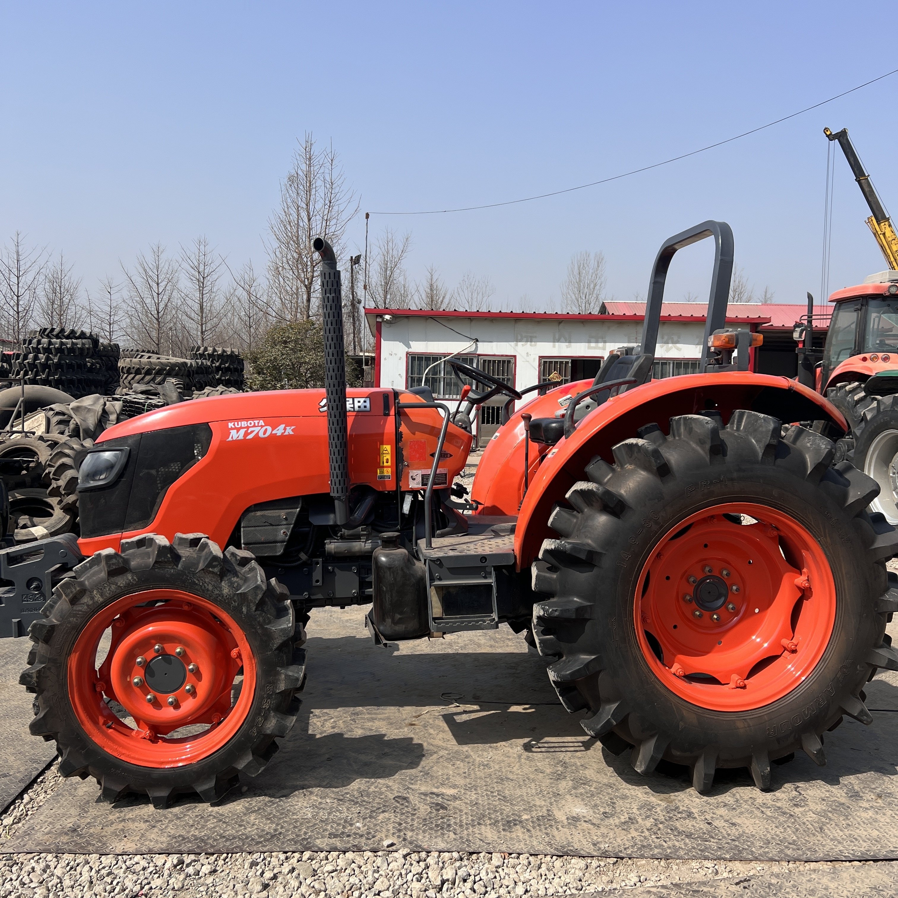 Tracteur Agricole 4x4 diesel Engine Mini Tractor with Other Farm Machines for Farming Backhoe
