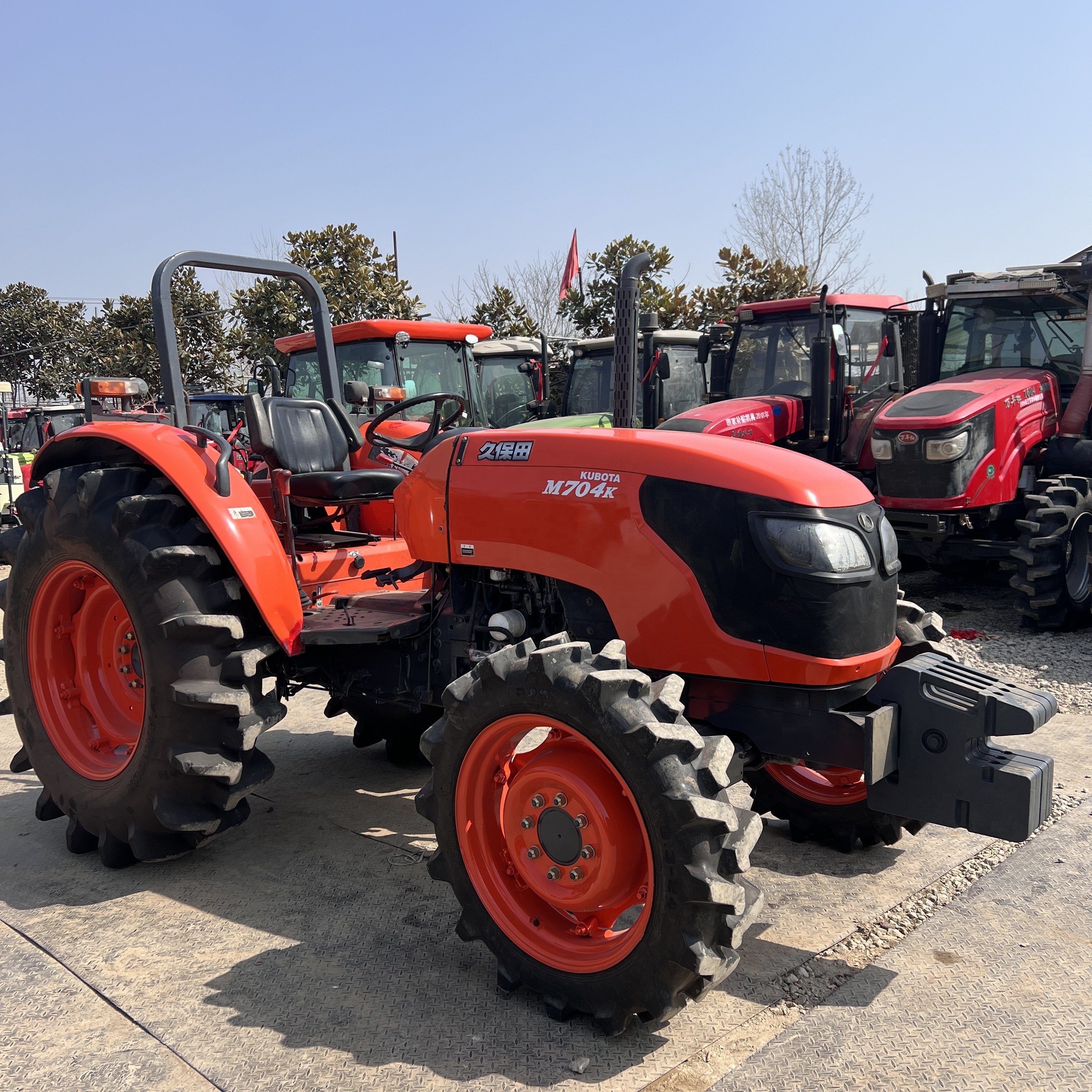 Tracteur Agricole 4x4 diesel Engine Mini Tractor with Other Farm Machines for Farming Backhoe