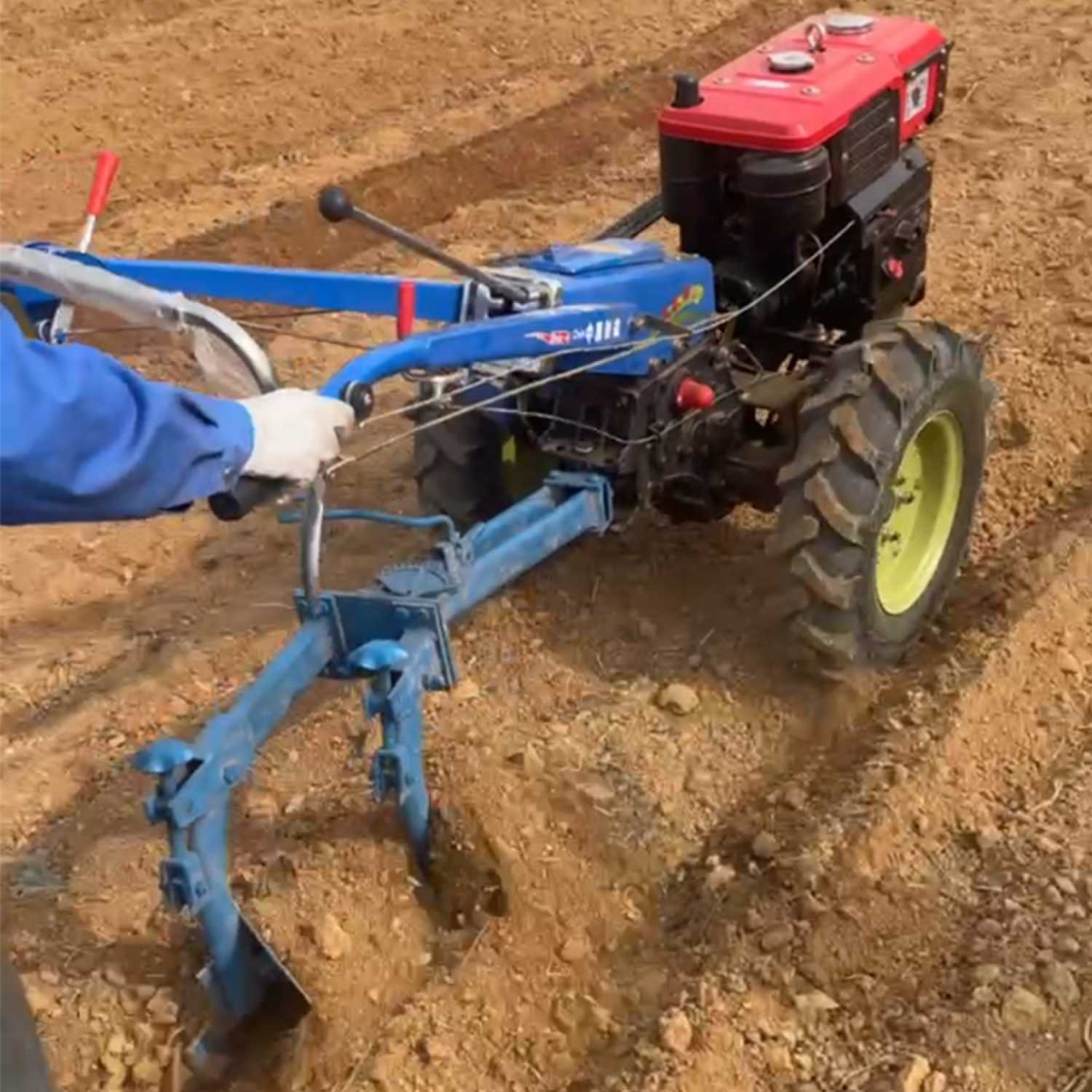 Customized Direct Sale Cheap Two Furrow Plough for Two Wheel Hand Tractor