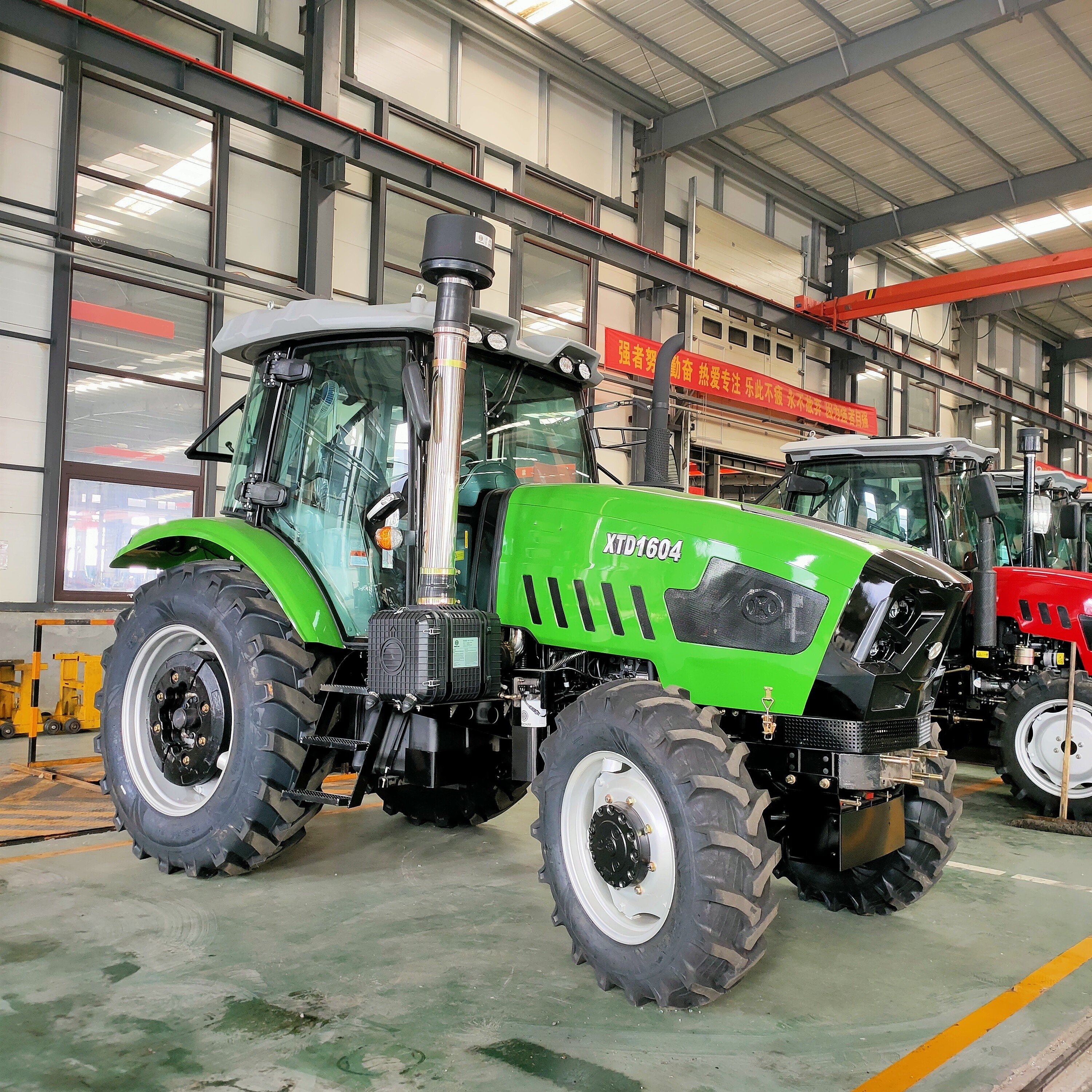 4x4 110hp AC Cabin Traktor Farm Agriculture Tractors diesel Engine Trator Hydraulic System Trator