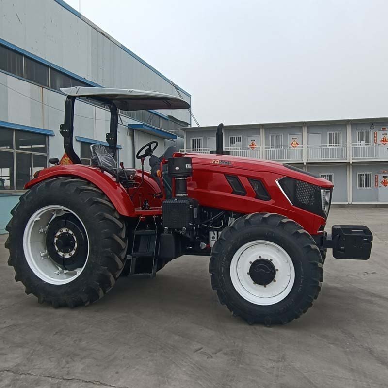 2024 Hot Sale Cheap Price 110hp 120HP Wheel Dive AC Cabin Tracteur Agricole Strong Power Farm Tractor for Sale