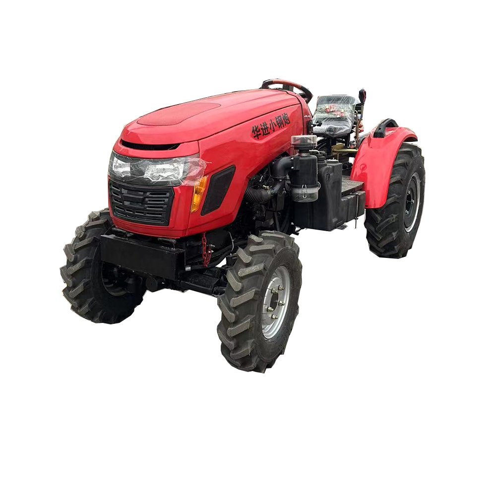 Diesel Four-wheel Tractor 504 High Horsepower Wheel Trenching Rotary Tiller Greenhouse Four-wheel Drive Agricultural Vehicle