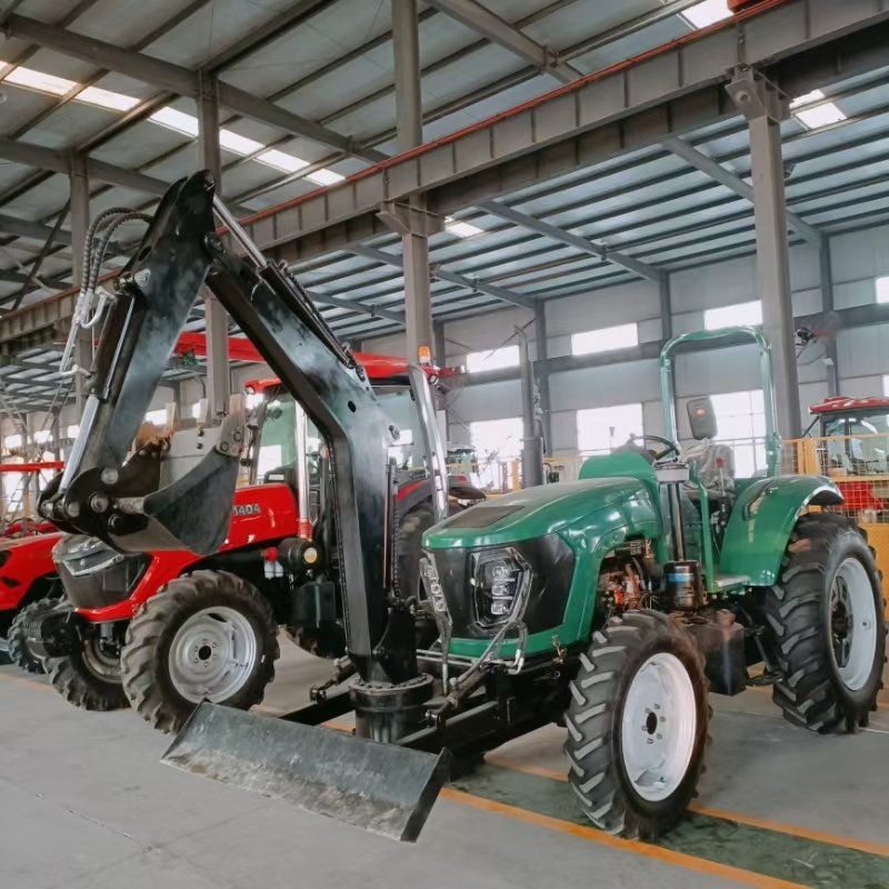 Cheap Compact Tractor Mower Attachments and Implements Tractor Diesel Power Tiller With Plow High Quality