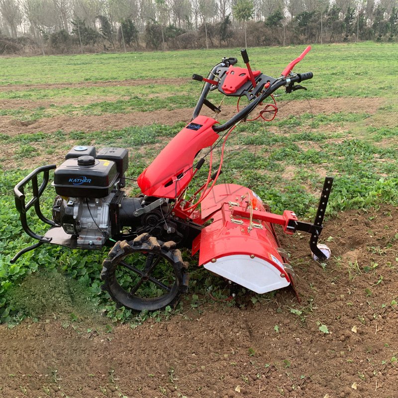 Hot Sale 4 Wheel Power Tiller Japan Diesel 5hp 7hp 9hp 10hp 12hp Rotary Tiller Field Rotovator Diesel Engine Cultivator for Farm