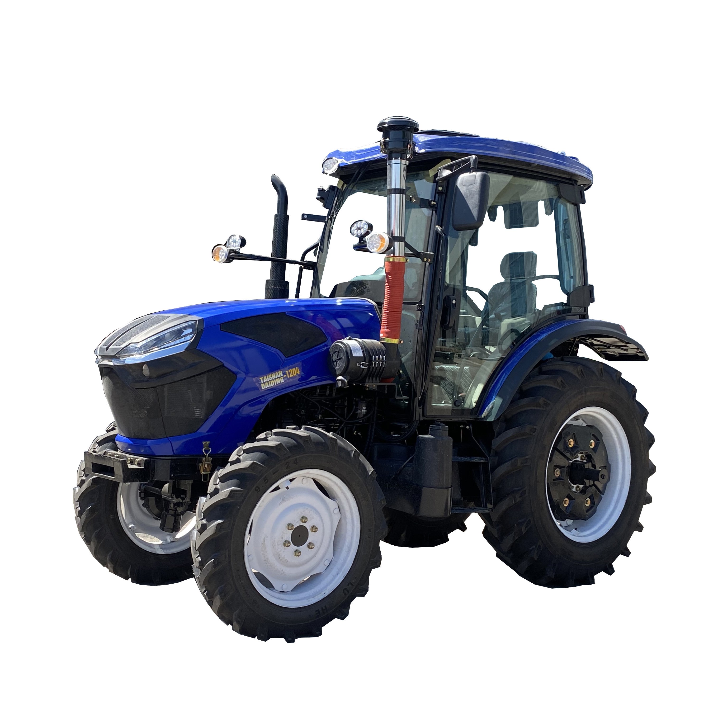 Jump Sale Electric Tractor Agricultural with Air-condition Cab Farm Tractors Equipment!