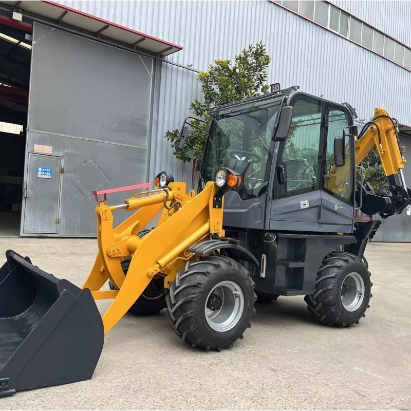 China Agricultural Machinery Multifunction Machine Backhoe Loader Compact Tractor Front Loader with Cheap Price