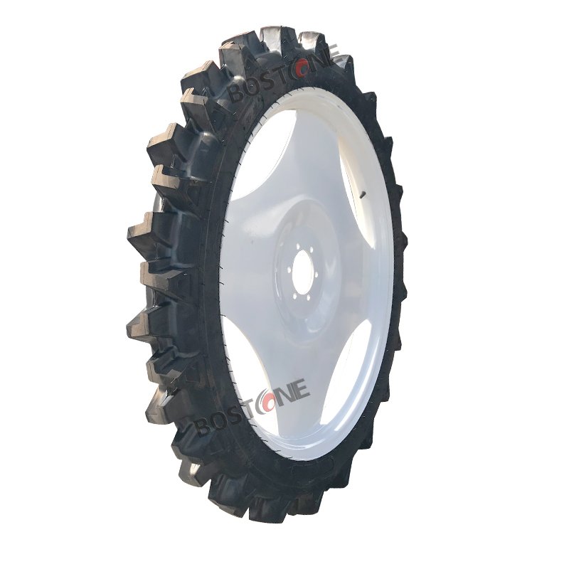 New Designed Narrow Tread Tractor Tyres with Adjustable Wheel Rim for Agricultural Vehicles Rice Farming
