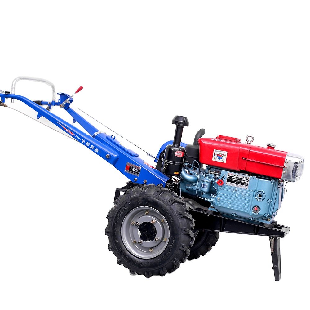 Mini Farm Hot Sale Free Shipping Tracked 30 hp Pto Walk Behind Two Wheel Walking Tractor