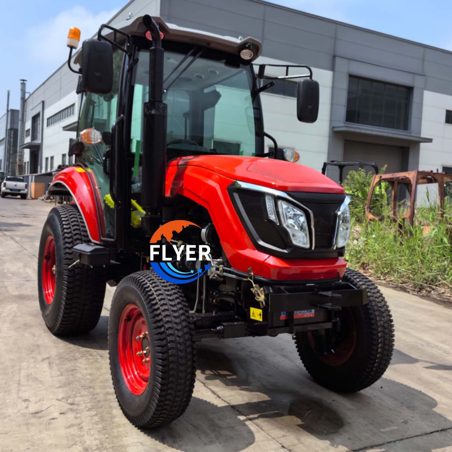 China Agricultural Machine 4WD 40/50/60HP Farm Small Tractor with Cabin for Farming Use