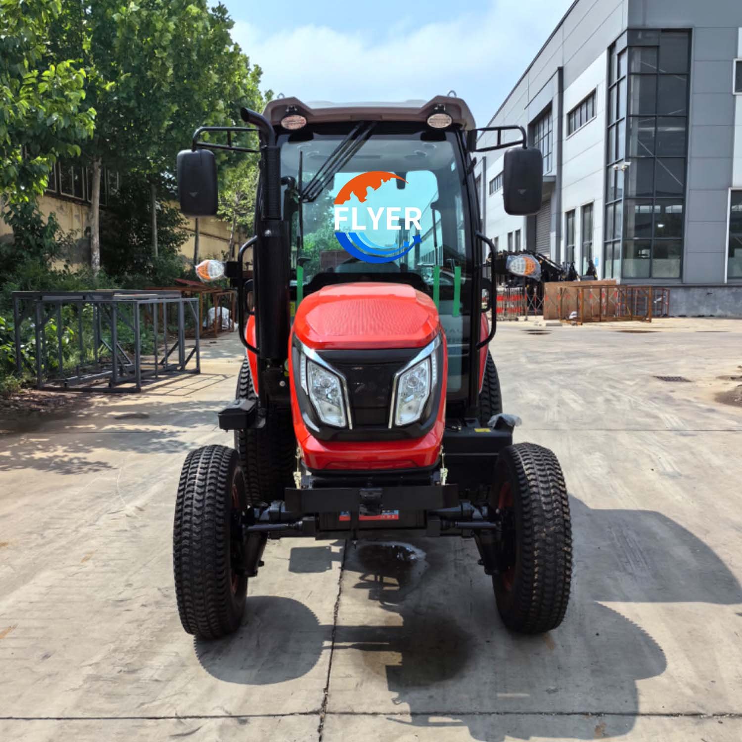 China Agricultural Machine 4WD 40/50/60HP Farm Small Tractor with Cabin for Farming Use