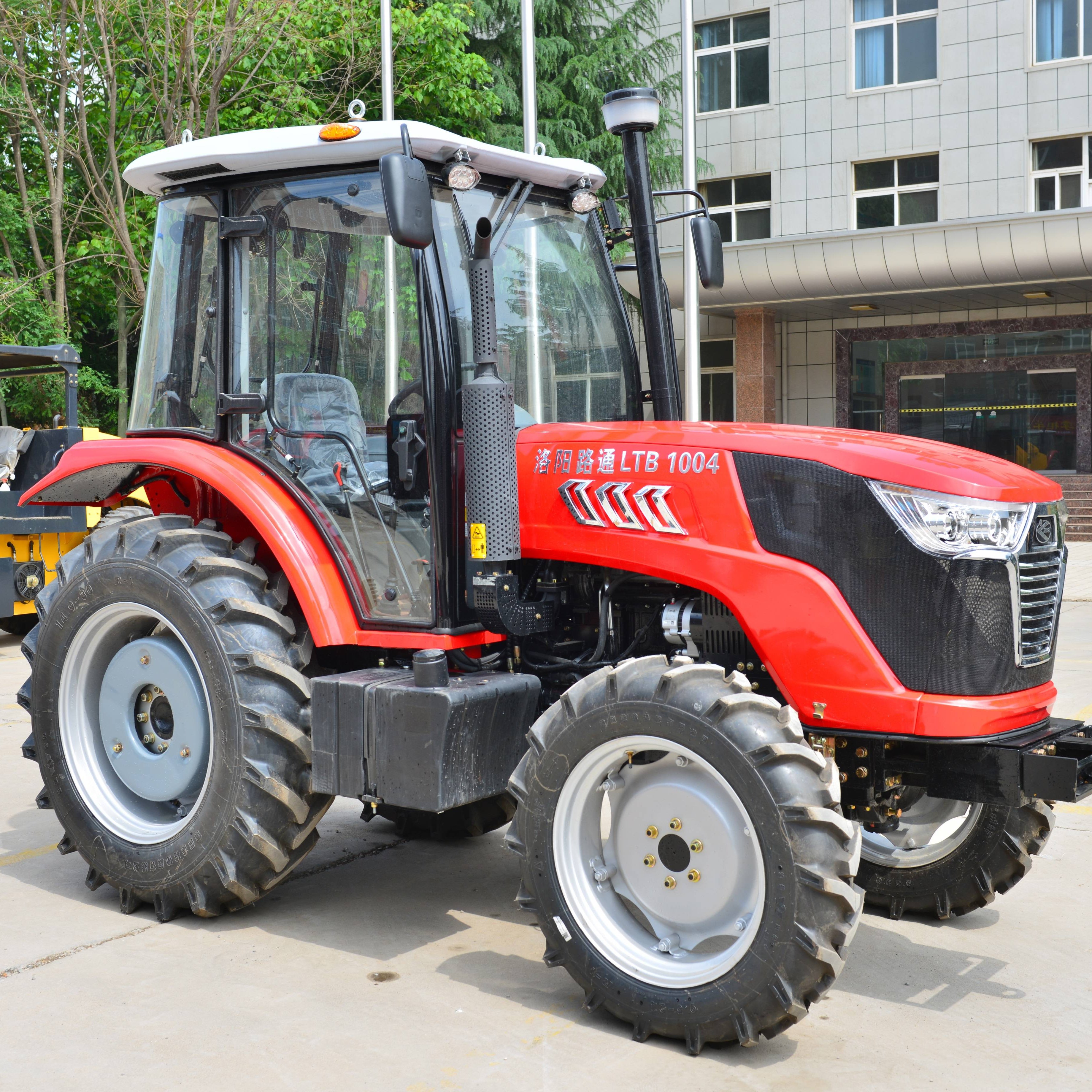 Massey 4WD Multifunctional Mini Tractor Chinese 70hp-120hp Farm Tractor with Forks Diesel Engine 4x4 Four Wheel 80hp 90hp 100hp