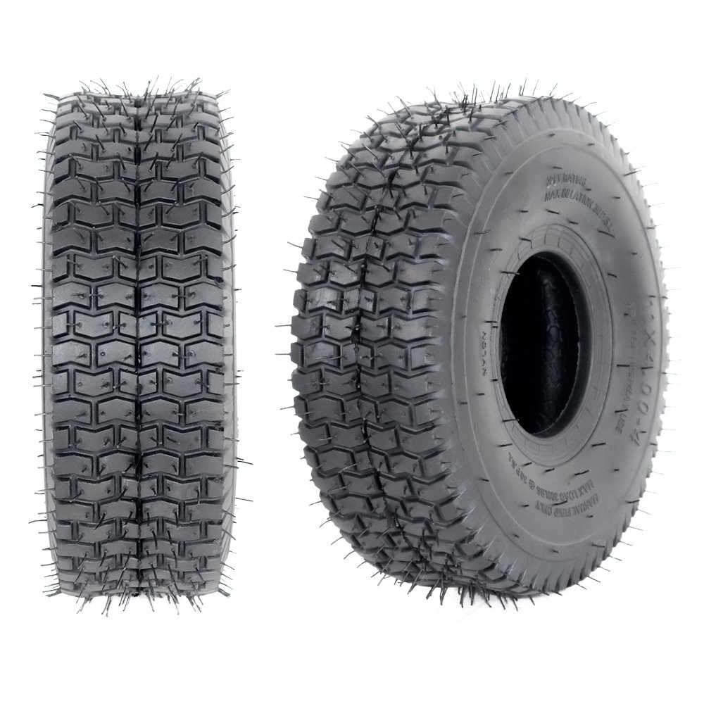Turf Tires 11x4.00-4 Machine Cut Grass Lawn Tractor Tires 11x4.00-10 12x4.00-4 Manual Hand Push Lawn Mower Tires
