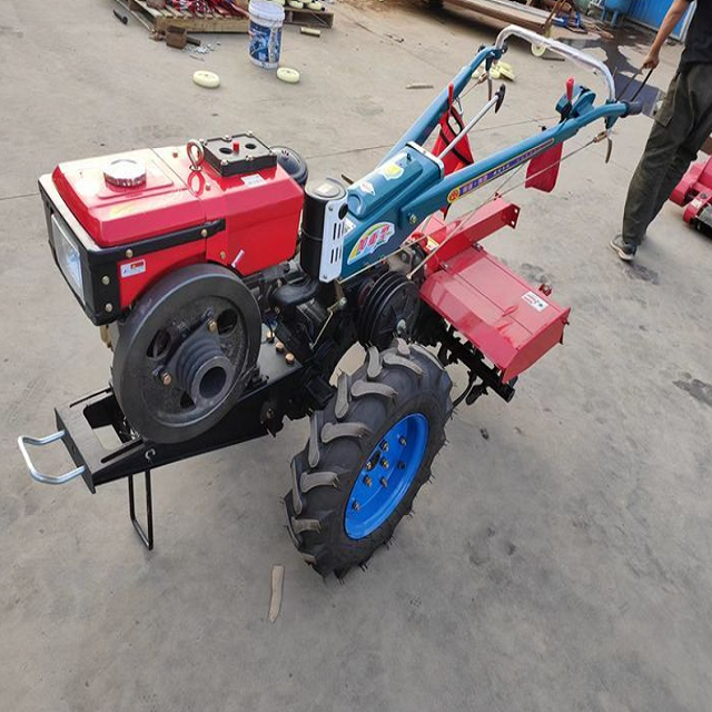 Buy Mini Farming Tractor Two Wheels Hand Rotary Hoe Walking Tractor 12hp 15hp 18hp Fast Delivery for Sale
