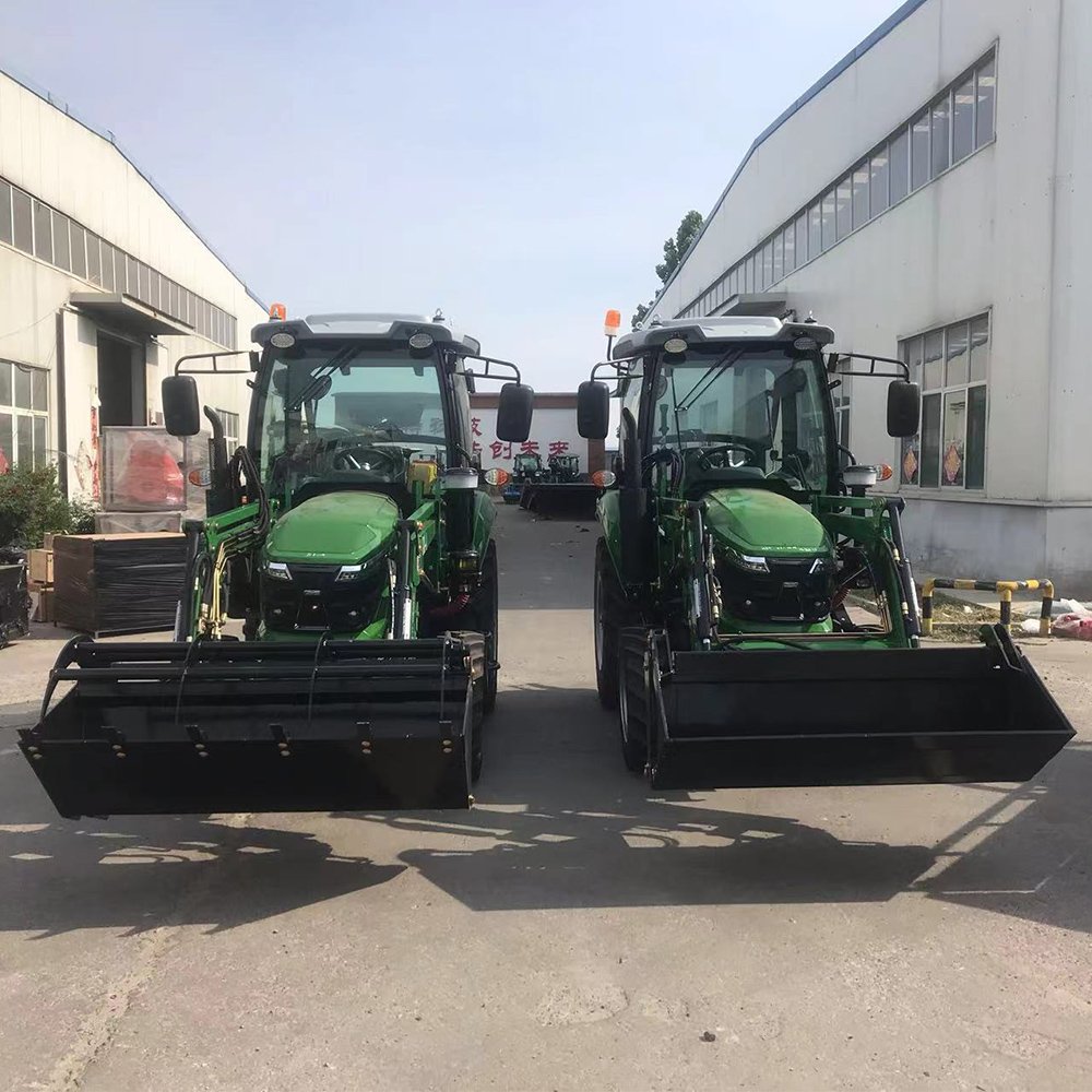 Qilu Tractors for Agriculture Construction Equipment Tractor 4x4 Mini Farm 4wd Compact Massey Ferguson 390 Tractor
