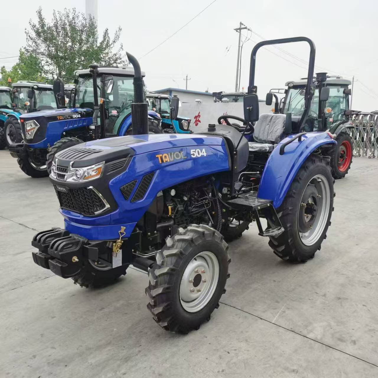 Jesray 4x4 Mini Tractor with 70/80/90 HP Multifunctional Agricultural Farm Tractor with Motor Pump Gear Now Available Sale