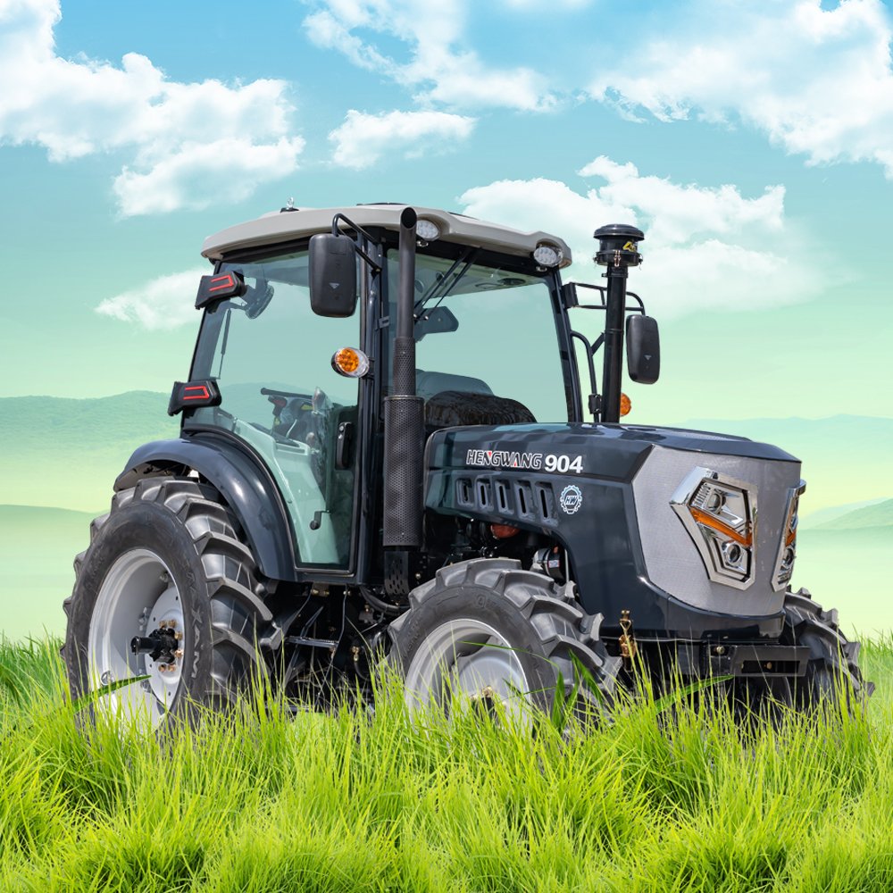 China Tractor Manufacturer 50HP 80HP 100HP 4WD Engine Wheel Small Garden Tractor/Agricultural Mini Farm Tractor with Cab