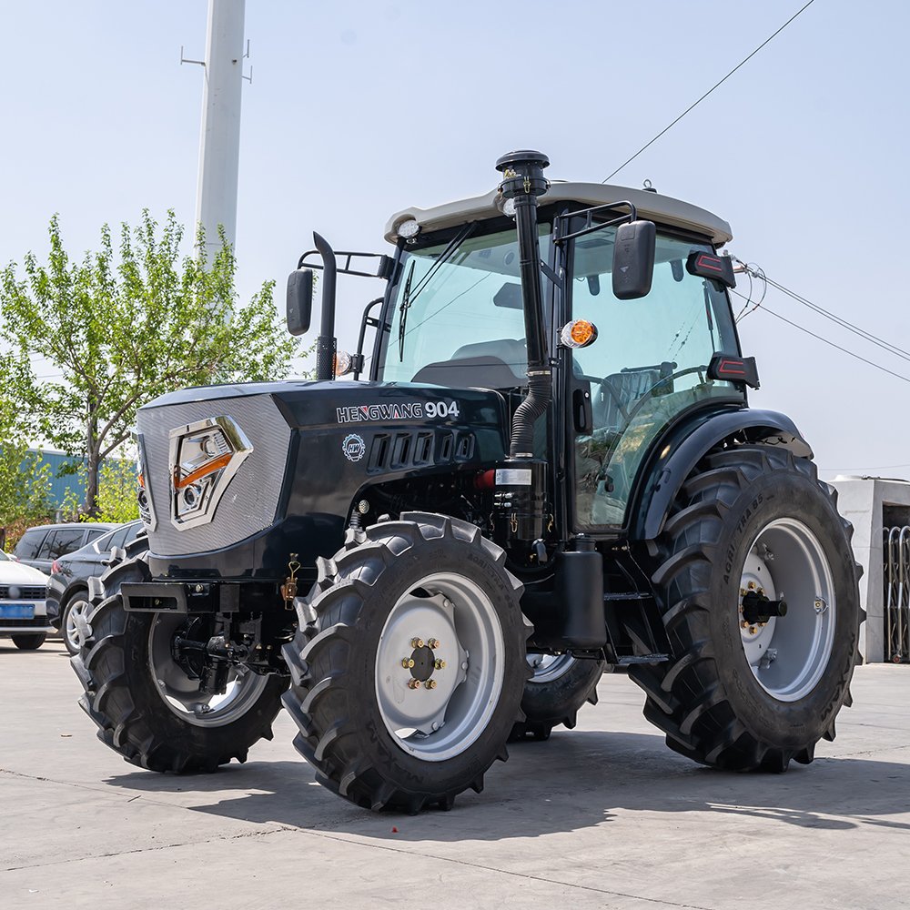 China Tractor Manufacturer 50HP 80HP 100HP 4WD Engine Wheel Small Garden Tractor/Agricultural Mini Farm Tractor with Cab