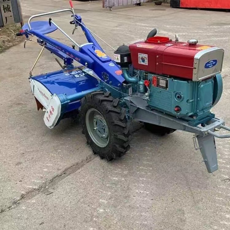 18 Hp Cheap Price Hand Tractor/ Two Wheel Farm Walking Tractor With Rotary Tiller