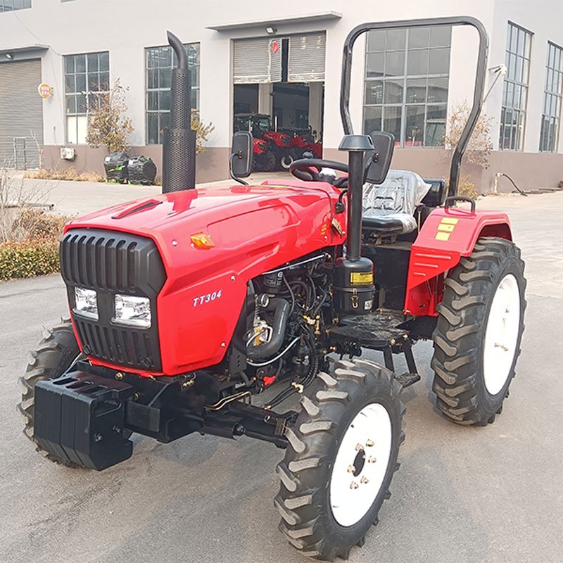 New 30HP-60HP Mini Wheeled Agricultural Tractor 4x4 Diesel Engine Farm Tractor With Cab Gear Option for Sale