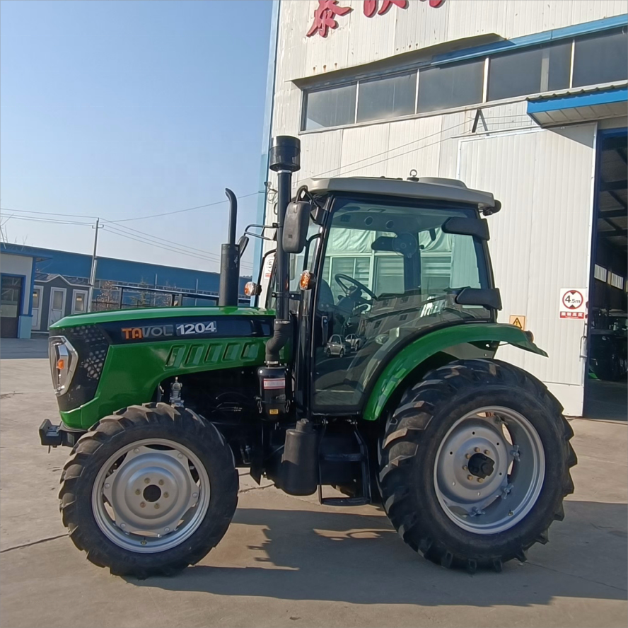 TAVOL Farm Land Red Green Tractor 120HP 4WD 16+8 Shuttle Gear Agricultural Tractors